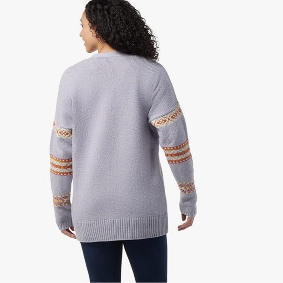 NWT Smartwool Cozy Lodge Merino Wool Boyfriend Cardigan Purple Small - Picture 3 of 7